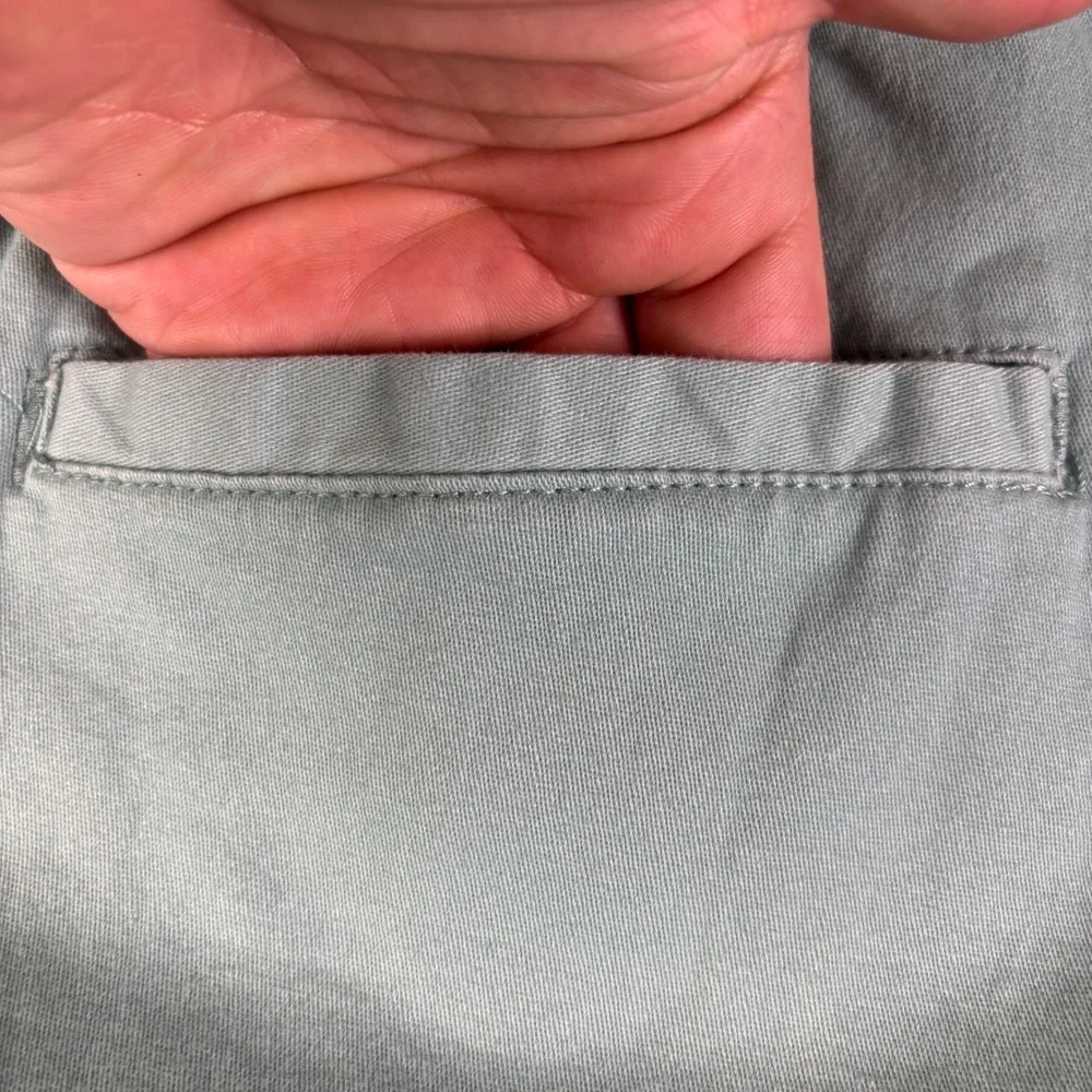 Caribbean Joe Mens Shorts Size 42 Seafoam Green Cotton Stretch Drawstring Casual